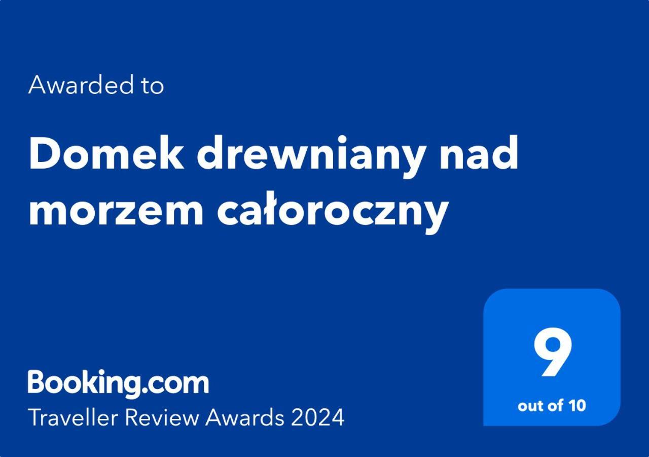 Domek Drewniany Nad Morzem Caloroczny 尤斯托尼莫斯基 外观 照片